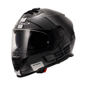 LS2 Helmets Storm II Epic Helmet – Black White - FF800