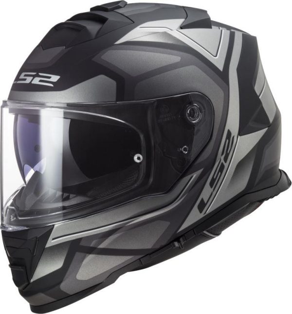 LS2 Helmets Storm Ii Faster Titanium-06 - Ff800