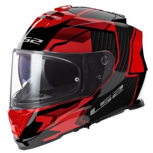 LS2 Helmets Storm Ii Tracker Black Red-06 - FF800
