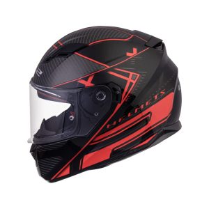 LS2 Helmets Stream Evo Level Black Red - Ff320
