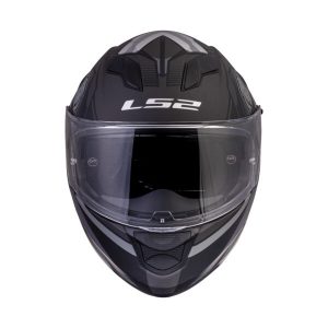 LS2 Helmets Stream Evo Matt Reflex Black Silver D-ring - Ff320