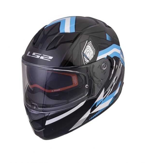 LS2 Helmets Stream Evo Reflex Matt Black Blue - Ff320