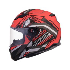 LS2 Helmets Stream Evo Reflex Red Black 7c - Ff320