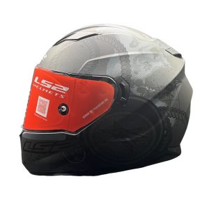 LS2 Helmets Stream Evo Sche Black 7c Gray D-ring - Ff320