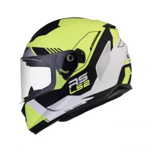 LS2 Helmets Stream Evo Xplorer White Hi-viz Yellow - Ff320