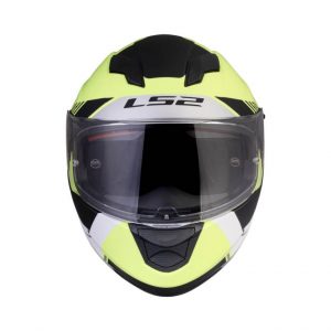 LS2 Helmets Stream Evo Xplorer Matt White Hi-viz Yellow - Ff320