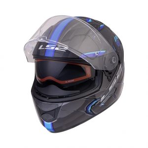 LS2 Helmets Stream Evo Zuko Black Blue - Ff320