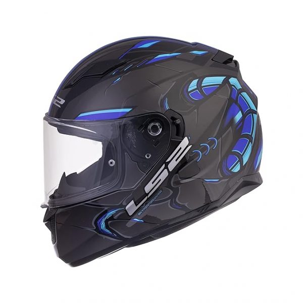 Buy Ls2 Ff320 Stream Evo Zuko Black Blue Helmet Online At Best Price 