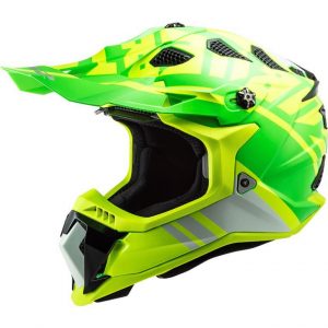 LS2 Helmets Subverter Evo Gammax Matt H-v Yellow Green - MX700