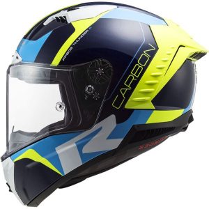 LS2 Helmets Thunder C Racing1 Gl.blue H-v Yellow-06 - FF805
