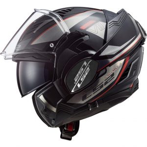 LS2 Helmets Valiant Ii Hub Gloss Black Chrome - FF900