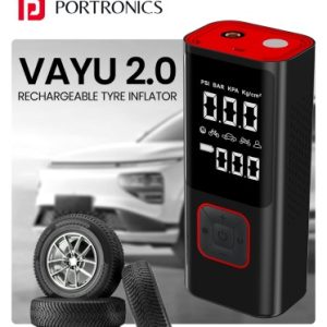 Portronics Vayu 2.0 Tyre Inflator 8