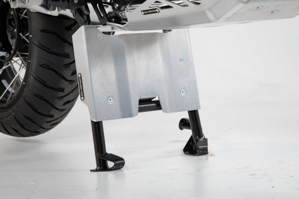 SW-Motech Sump Guard Centerstand Extension for BMW R1200GS/GSA / R1250GS/GSA – Silver