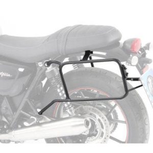 Side cases Carrier Quick Release Triumph Twin 900 Series Black/Chrome - Hepco Becker