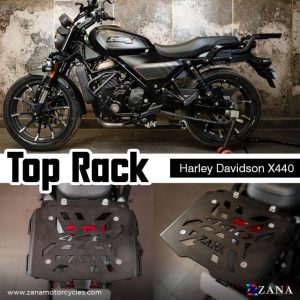 ZANA Top Rack for Harley Davidson X440 with Mild Steel Plate - ZI-8481