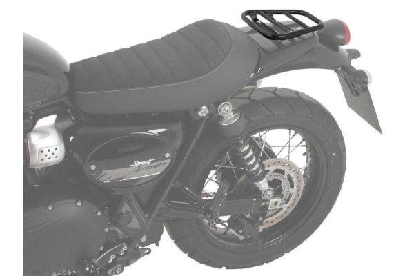 Carrier Solo Rack Without Backrest Black Triumph Triumph Scrambler - Hepco Becker - 6137557 00 01