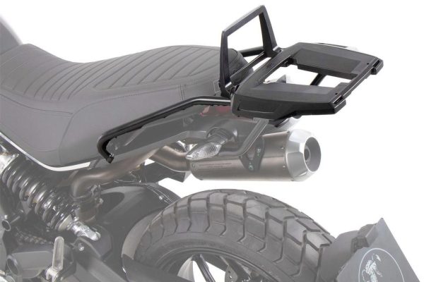 Dark Pro Topcase carrier Fixed Hinge Alu Rack Ducati Scrambler 1100 - Hepco Becker - 6527616 01 01