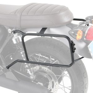 Side cases Carrier Permanently Fixed Triumph Bonneville T100 Chrome – Hepco Becker - 6537559 00 02