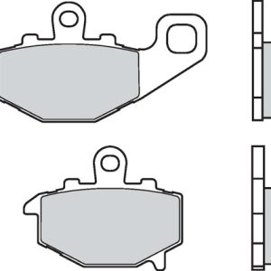 Rear Break Pad Sintered Street - Brembo - 07KA16SP