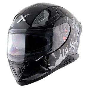 Axor Apex Hunter Black Grey Helmet