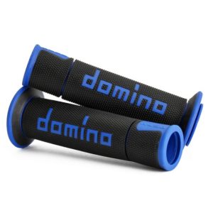 Domino Handlebar Grips Black/Blue - A45041C4840B7-0