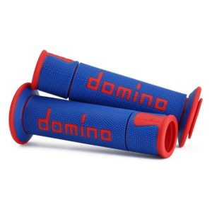 Domino Handlebar Grips Blue/Red - A45041C4248B7-0