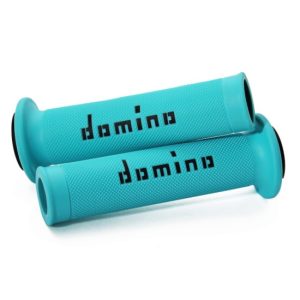 Domino Handlebar Grips Cyan/Black - A01041C4080B7-0