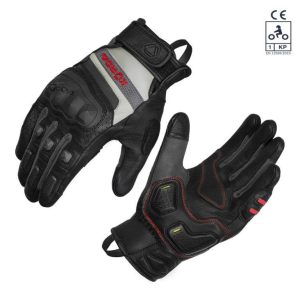 Korda Guard Semi Gauntlet Riding Gloves - Red