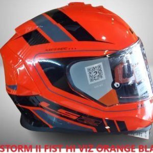 LS2 FF800 Storm Ii Fist Hi Viz Orange Black-06 - Helmet