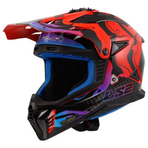 LS2 MX437 Fast Ii Wash Red-06 - Helmet