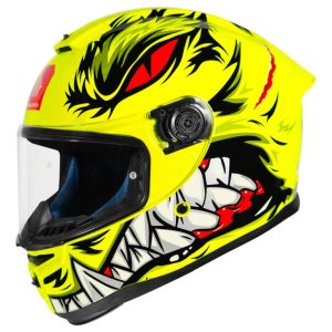 MT Hummer B Lycan Helmet - Gloss Fluorescent Orange