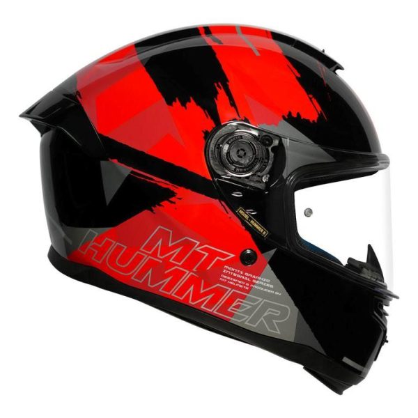 MT Hummer B Monti Helmet - Gloss Red