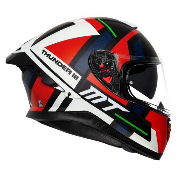 MT Thunder 3 PRO Pulsion Matt Red Helmet