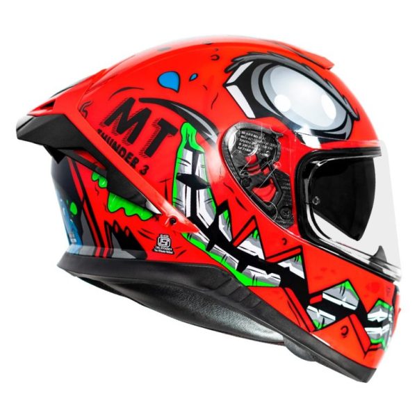 MT Thunder3 PRO Creature Red Helmet