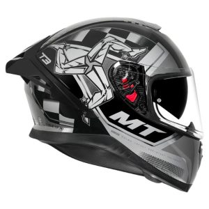 MT Thunder3 Pro Isle of Man Helmet (Gloss) - Grey