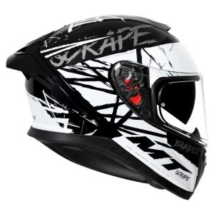 MT Thunder3 Pro Scrape Helmet - White