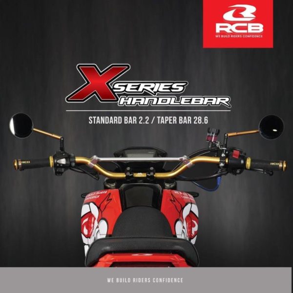 RCB X-Series Handlebar (Standard Bar 22.2mm) Gold - 01HB011G