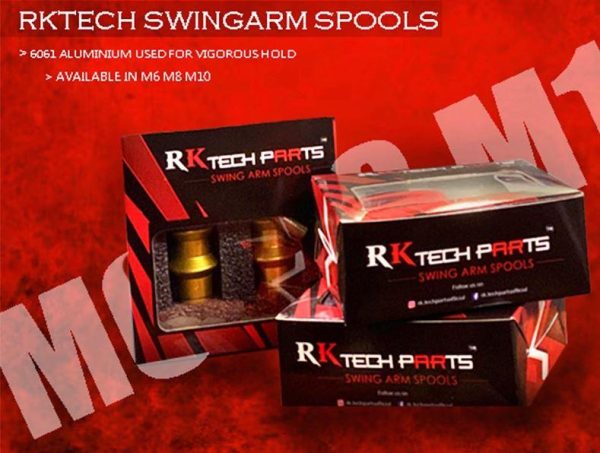 Rk Tech M8 swing arm Spools bobbins