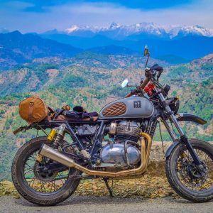 Royal Enfield- 2 x 1 Full System Exhaust with FAT CAN - Interceptor 650 / Continental GT 650 - SS Motocorp