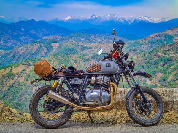 Royal Enfield- 2 x 1 Full System Exhaust with FAT CAN - Interceptor 650 / Continental GT 650 - SS Motocorp