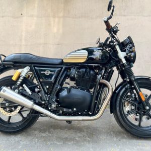 Royal Enfield- 2 x 2 Full System Exhaust with FAT CANS - Interceptor 650 / Continental GT 650 - SS Motocorp