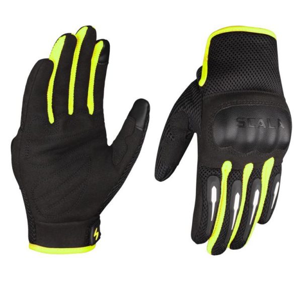 Scala Air Glove Black Neon