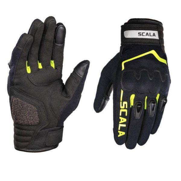 Scala Atlas Glove Black Neon