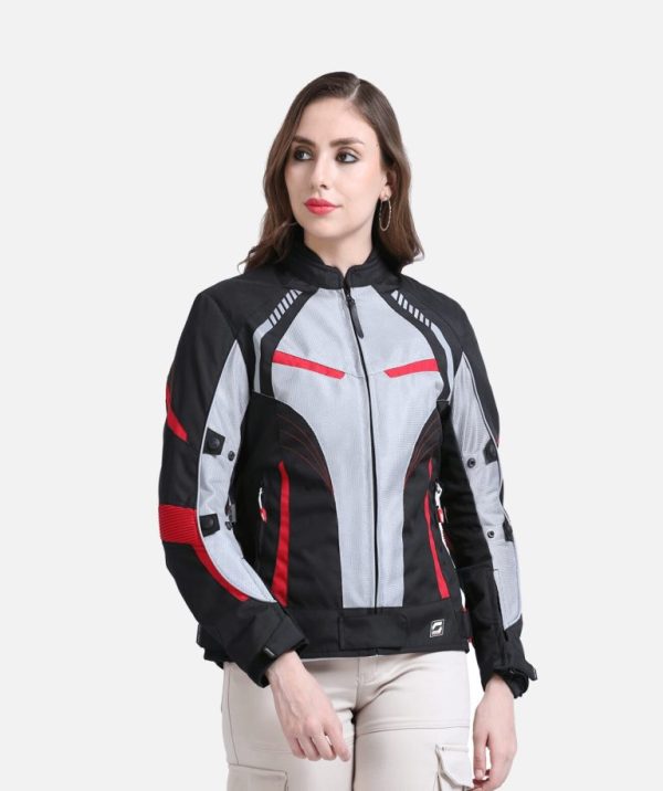 Solace Asmi Ladies Jacket V3.0(Black & Red)