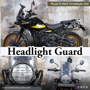 ZANA Head Light Guard for Himalayan 450 (Black Color - Stainless Steel) Type-3 - ZI-8450