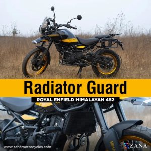 ZANA Radiator Guard Aluminium Black For Himalayan 450 - ZI-8438