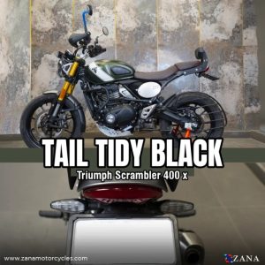 ZANA Tail Tidy Black For Scrambler 400 X- ZI-8422