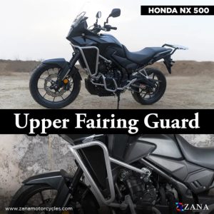 ZANA Upper Fairing Guard For Honda NX500 / 500X( Silver Mild Steel) - ZI-8470