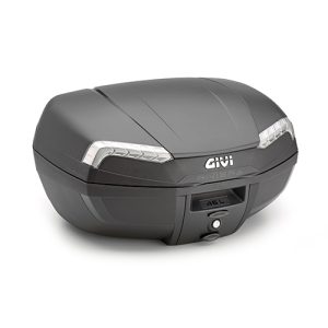 GIVI 46 LTR Monolock® Top-Case Black With Smoked Reflector Universal Mounting Plate Included - E46NT