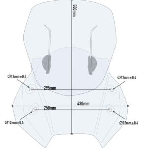 GIVI Airflow windscreen Suzuki Vstrom 650 - AF3112